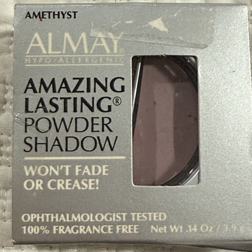 Almay Amazing Lasting Powder Shadow Amethyst No Crease Fade Discontinued NOS
